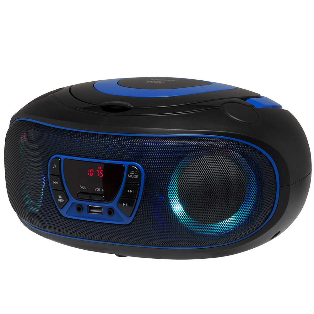 Bluetooth CD boombox FM radio Denver TCL-212BT plavi - dodatni pogled