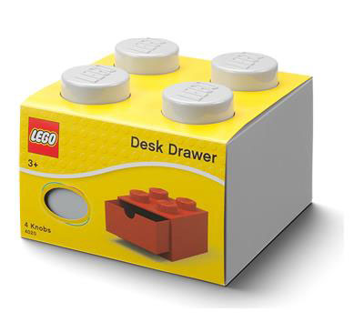 Stona fioka LEGO® Kocka 4 15x15x11cm siva 4020 - dodatni pogled