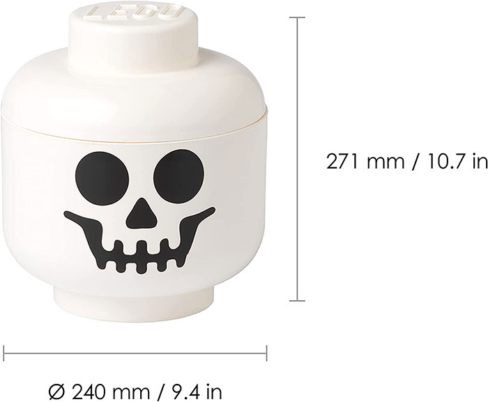 LEGO® kutija za odlaganje Glava - Skeleton L 4032 - dodatni pogled