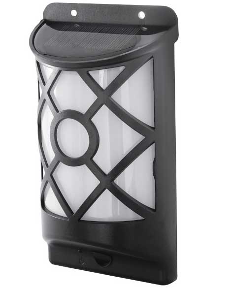 Zidna solarna lampa sa efektom plamena MX6066 - dodatni pogled