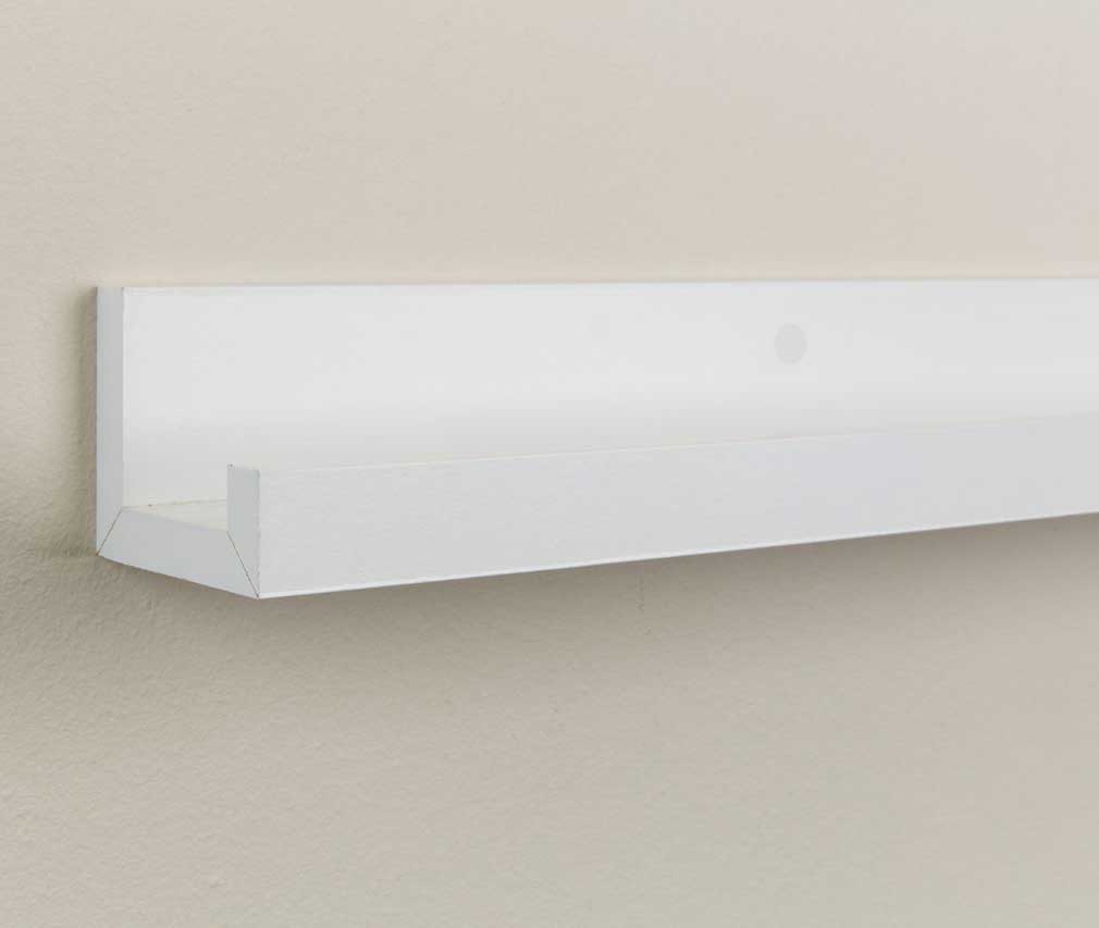 Zidna Polica za Tegle ili Slike 115 cm White - dodatni pogled