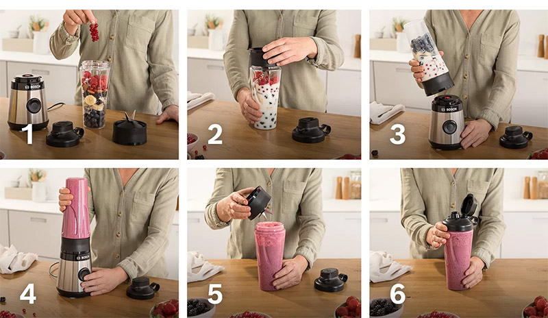 Mini blender Bosch VitaPower MMB2111M - dodatni pogled