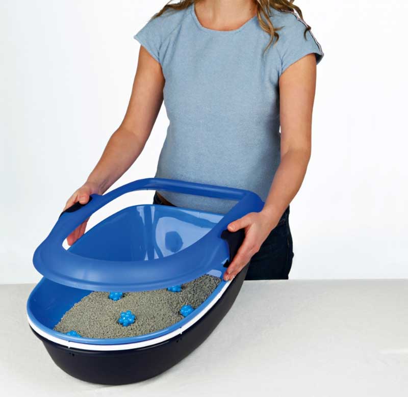 Trixie Toalet za mačke sa rešetkom za čišćenje Berto Blue 40152 - dodatni pogled