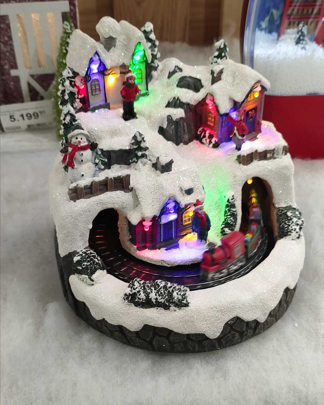 Diorama Sa Zimskim Motivima i Vozom - dodatni pogled