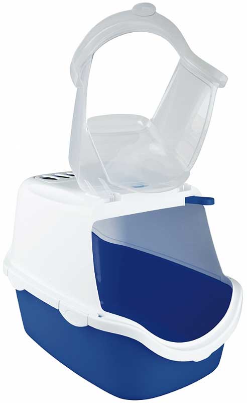 Zatvoreni toalet za mačke sa filterom Trixie Vico Blue 40342 - dodatni pogled