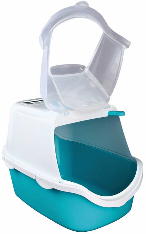 Zatvoreni WC za mačke sa filterom Trixie Vico Tirkiz 40345 - dodatni pogled