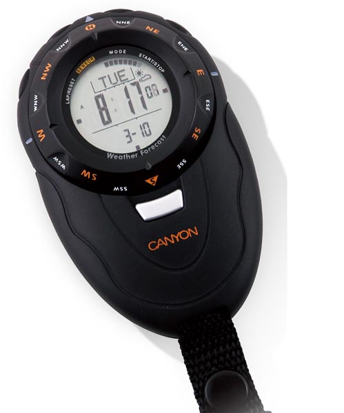 Canyon CNS-DC3 - Sat, Altimetar, Kompas, Hronograf, Prognoza.... - dodatni pogled
