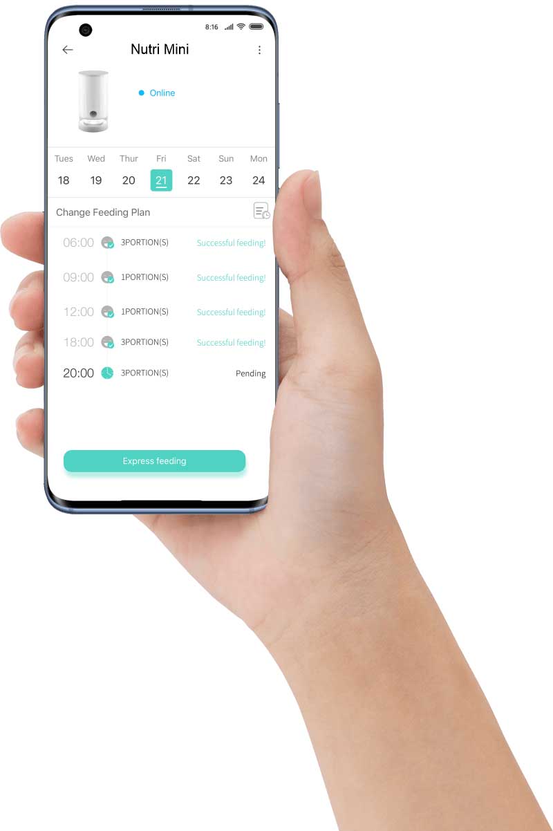 Pametna Hranilica Za Pse i Mačke Petoneer Mini Feeder - dodatni pogled