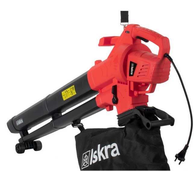 Električni duvač usisivač lišća sa funkcijom malčiranja 3000W Iskra LB-3000V - dodatni pogled