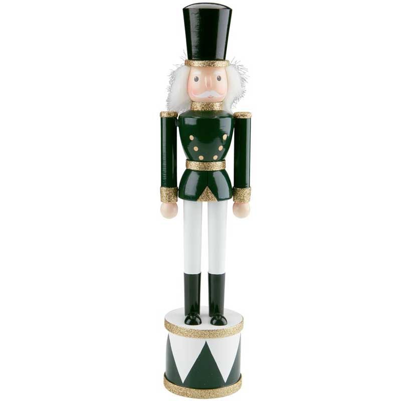 Novogodišnja drvena figura gardiste u svečanoj uniformi V38cm - dodatni pogled