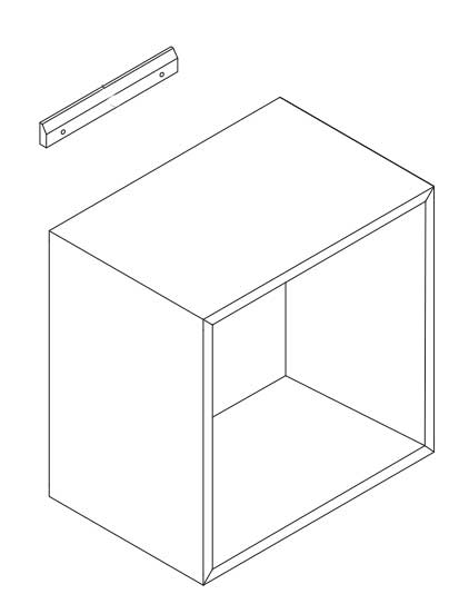 Zidne Police Libro - 3 Komada u Pakovanju - dodatni pogled