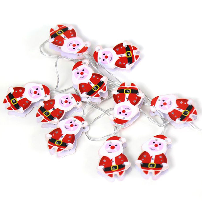 Festa Novogodišnje lampice na baterije Deda Mraz 10LED - dodatni pogled