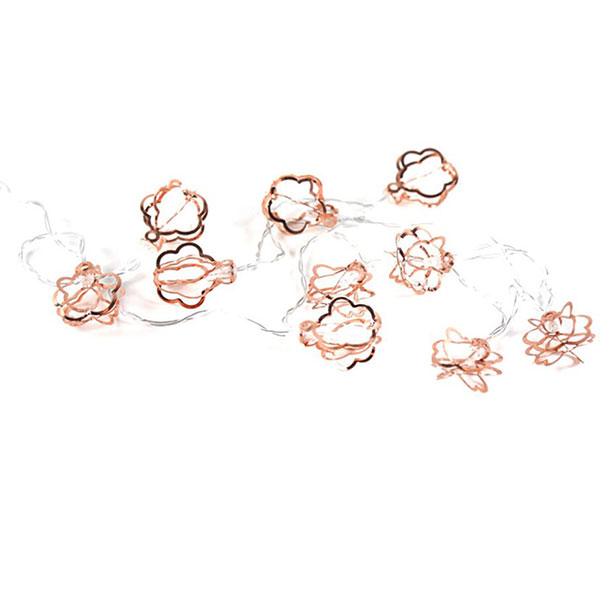 Festa Novogodišnje lampice na baterije Zlatni cvetovi 10LED - dodatni pogled