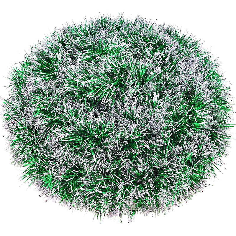 Novogodišnja dekoracija zeleno-bela girlanda 270 cm - dodatni pogled