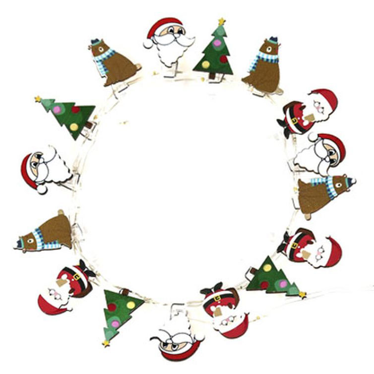 Novogodišnje lampice 180cm 16LED sa klipsom - dodatni pogled