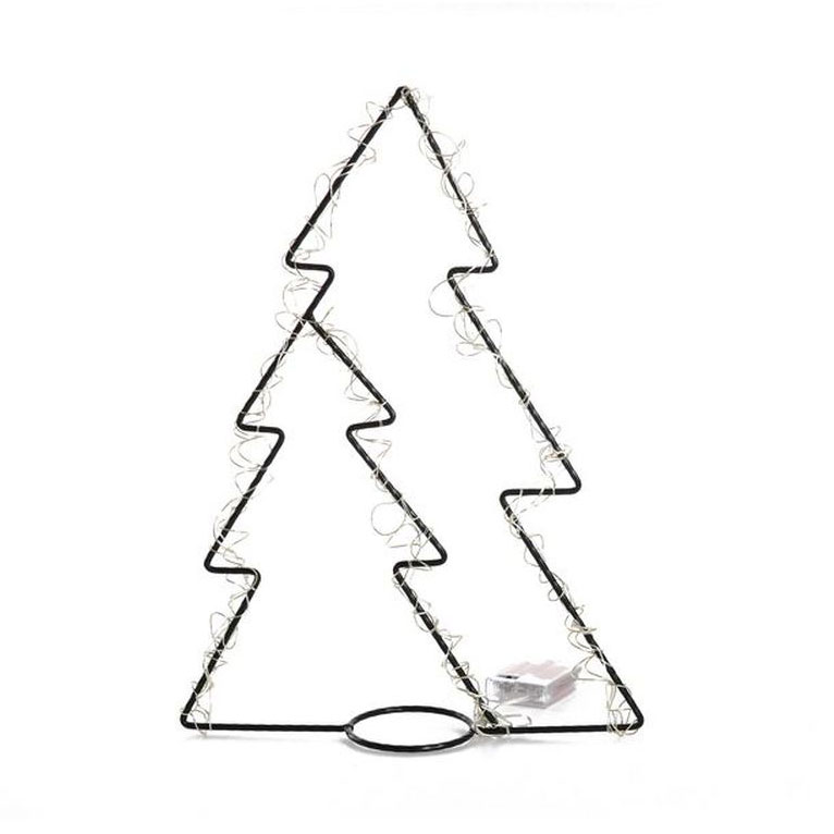 Novogodišnja dekoracija LED Jelkice 45cm toplo bela - dodatni pogled