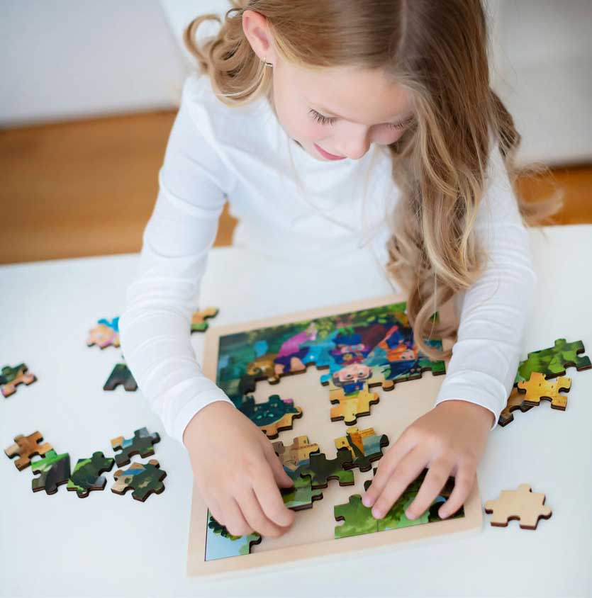 BITKA ZA BAJKE Uroša Petrovića Drvena Slagalica Zamak  - dodatni pogled