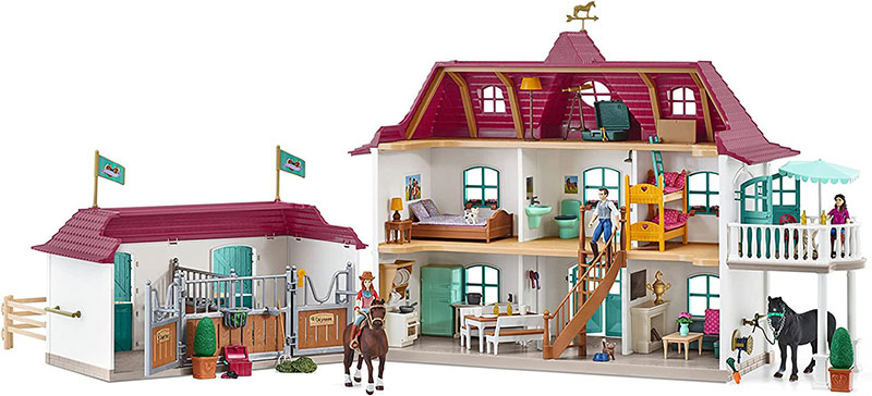 Schleich figurice Konji -  Seoska kuća i staja za konje 42551 - dodatni pogled