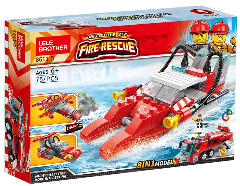 Kocke Vatrogasna plovila 75 delova 596087 - dodatni pogled