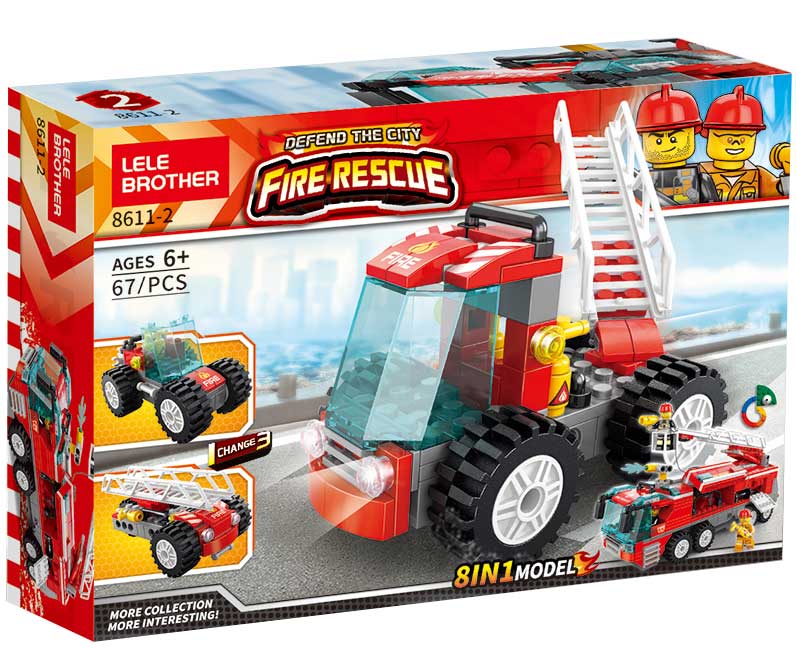 Kocke Vatrogasna vozila 67 delova 595721 - dodatni pogled