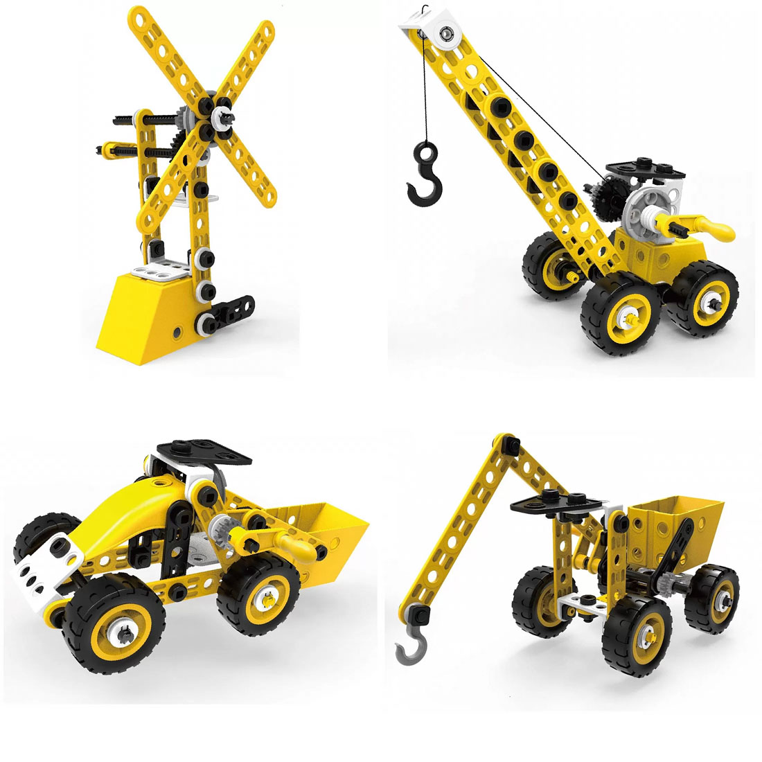 Sastavi Rastavi Set Građevinskih Mašina 8u1 - dodatni pogled