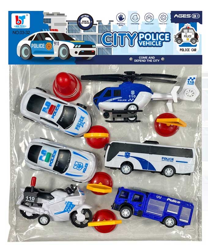 Autići Policija Komplet sa saobraćajnim znakovima 587327 - dodatni pogled