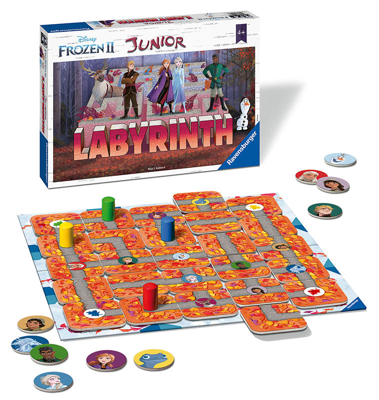 Društvena igra Lavirint junior Disney Frozen 2 Ravensburger 20416 - dodatni pogled