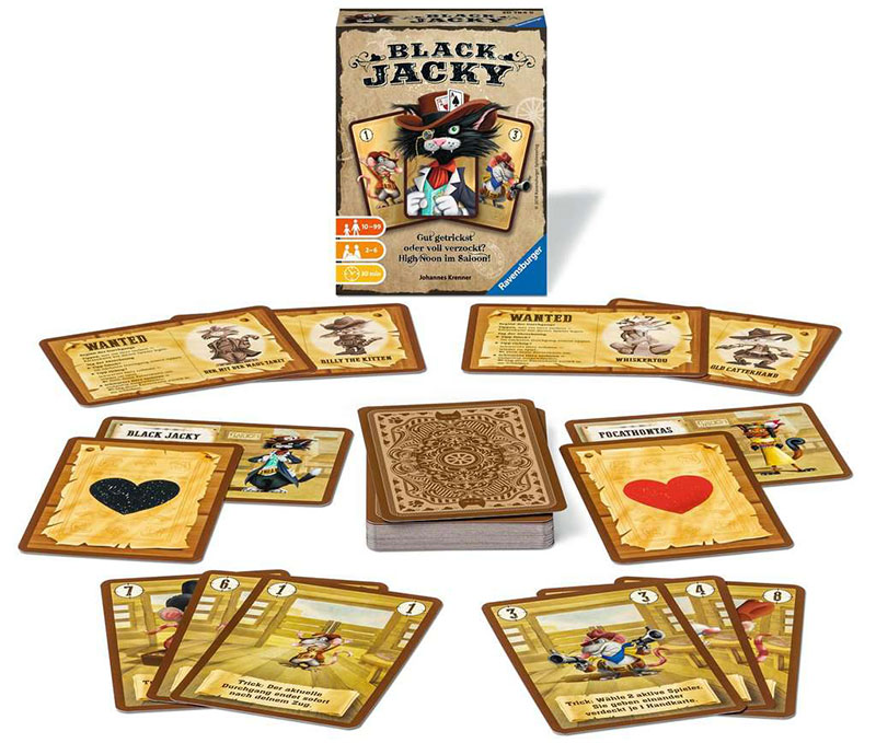 Društvena igra sa kartama Black Jacky Ravensburger 20784 - dodatni pogled