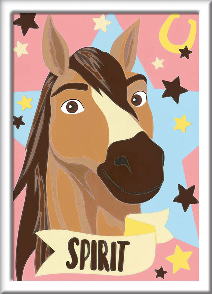 Ravensburger Bojanka po brojevima + akrilne boje Konj Spirit 28471 - dodatni pogled