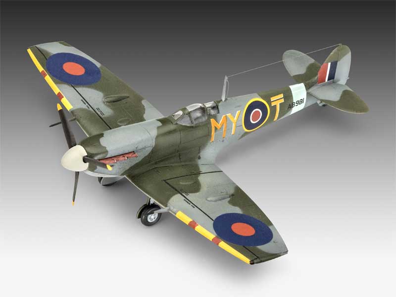 Revell Komplet za sklapanje borbenih aviona Messerschmitt Bf109G-10 i Spitfire Mk.V 1:72 63710 - dodatni pogled
