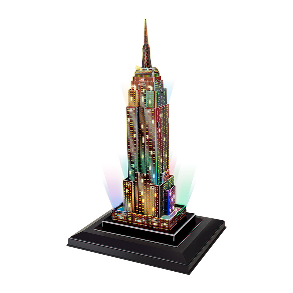 CubicFun 3D Puzzle Sa LED Osvetljenjem Empire State Building L503h - dodatni pogled