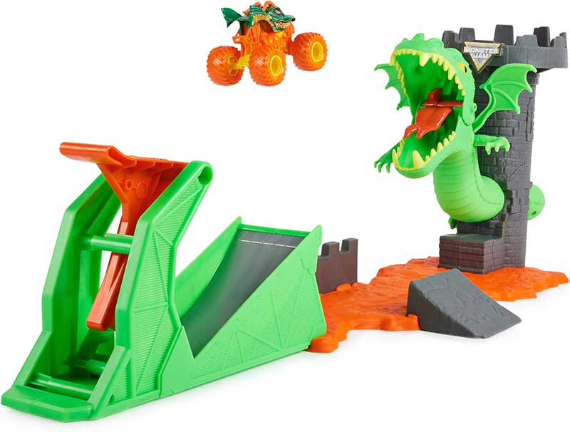 Auto staza Monster Jam Dueling Dragon Playset - dodatni pogled