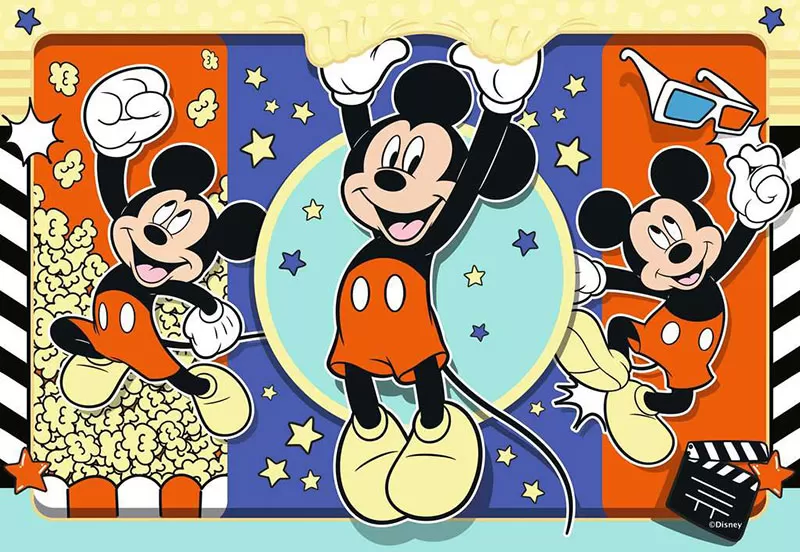 Disney Mickey Mouse Puzzle slagalica 2x24 dela Ravensburger 05578