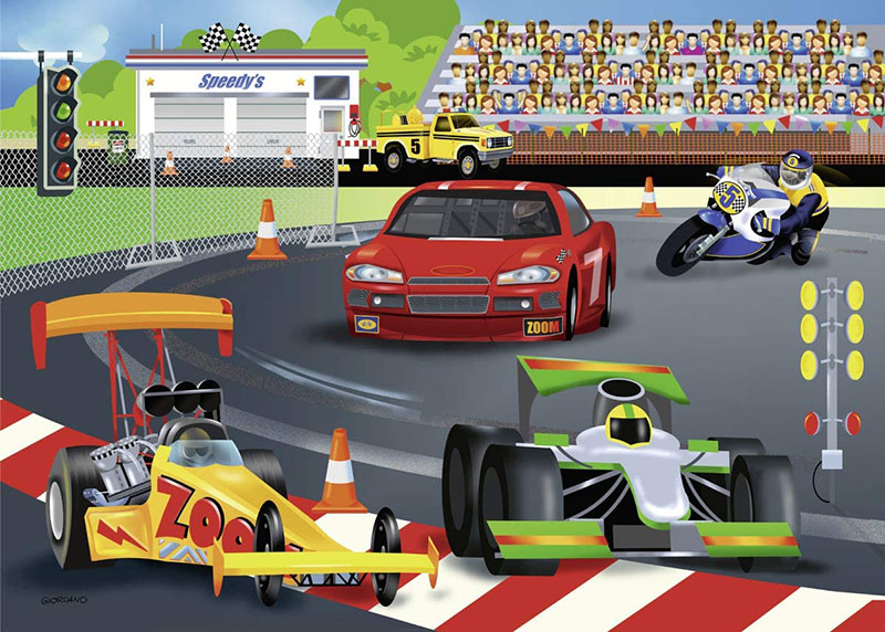 Ravensburger Puzzle 60 delova Automobilska trka 09515 - dodatni pogled