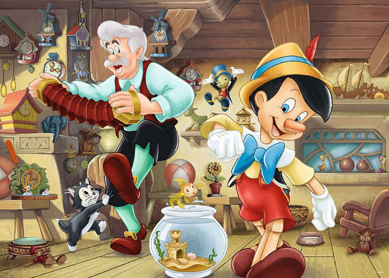 Ravensburger Puzzle slagalica 1000 delova Disney Pinokio 12000108 - dodatni pogled