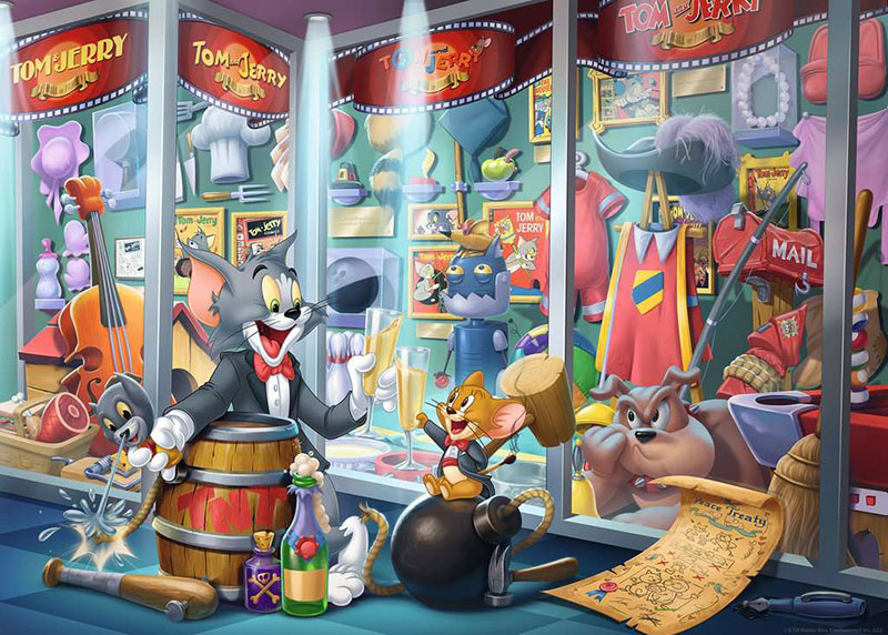 Ravensburger Puzzle slagalica 1000 delova Tom And Jerry 16925 - dodatni pogled