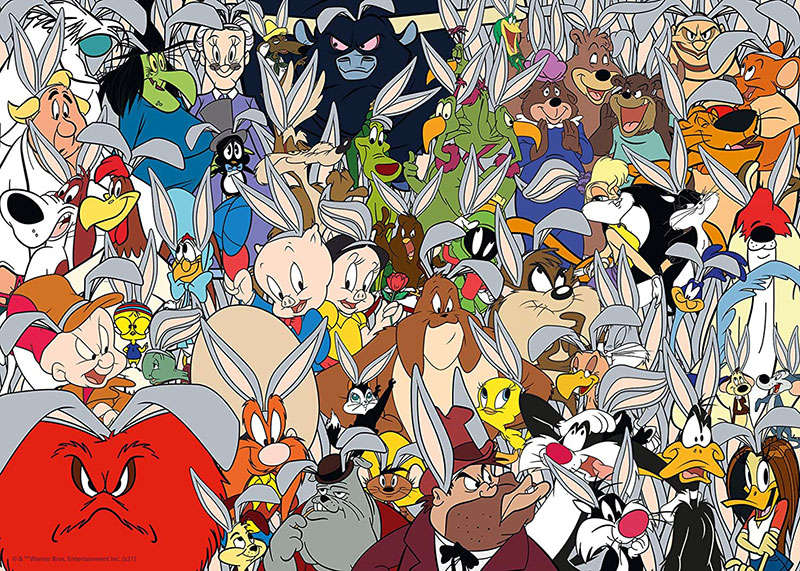 Ravensburger Puzzle slagalica 1000 delova Looney Tunes Challenge - dodatni pogled