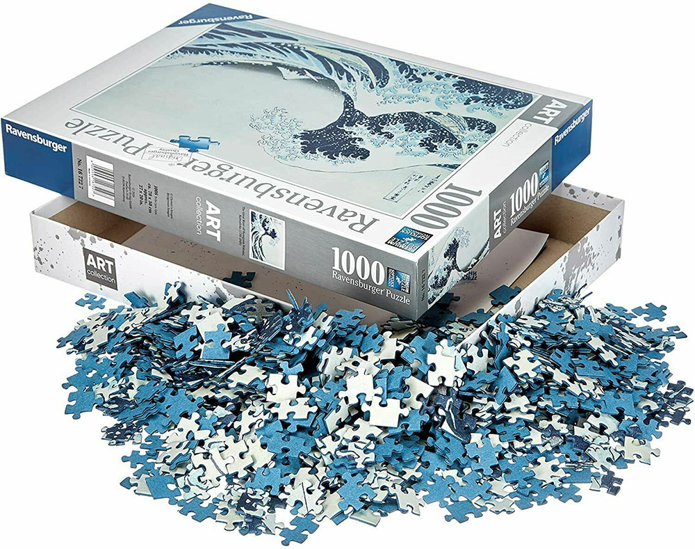 Ravensburger Puzzle slagalica 1000 delova Veliki talas Kanagve 12000107 - dodatni pogled