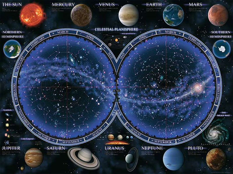 Ravensburger Puzzle slagalica 1500 delova Astronomija 16373 - dodatni pogled