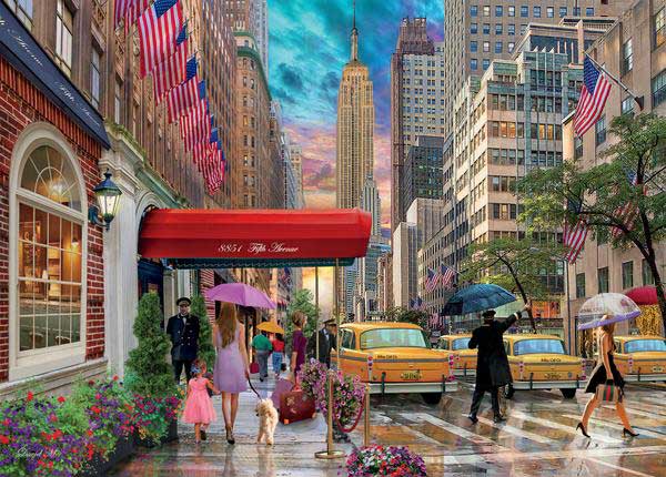 Puzzle 1500 Delova Njujork Peta Avenija KS Games - dodatni pogled