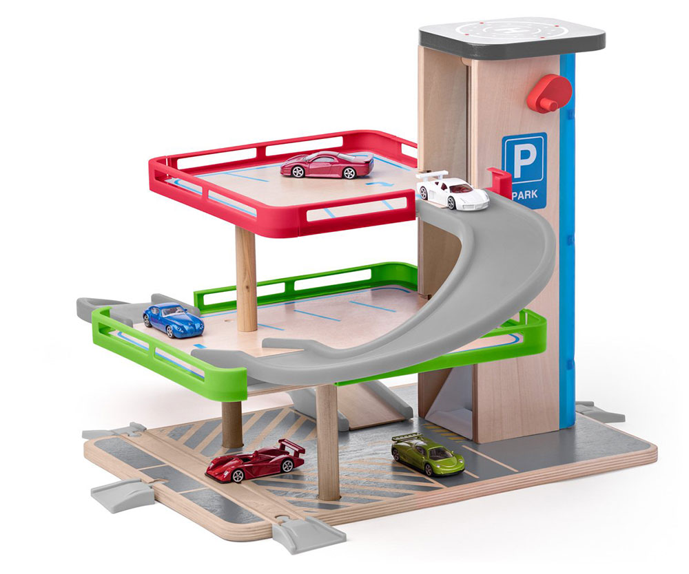 WOODY Garaža za automobilčiće sa liftom 91847 - dodatni pogled