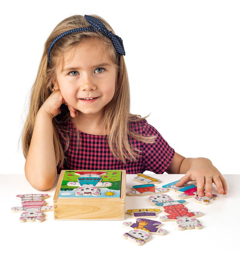 WOODY Igračka uklapalica Obuci macu 90019 - dodatni pogled