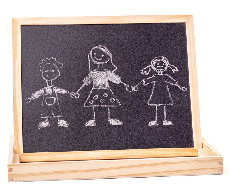 WOODY Dvostrana tabla za crtanje sa priborom i životinjama 91214 - dodatni pogled