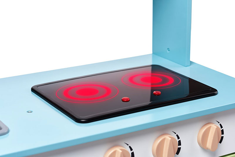 WOODY Drvena kuhinjica sa svetlosnim efektima Barbara 90191 - dodatni pogled