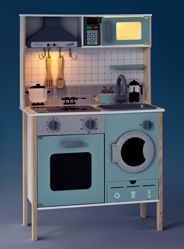 WOODY Drvena kuhinjica sa zvučnim i svetlosnim efektima Dakota 90199 - dodatni pogled