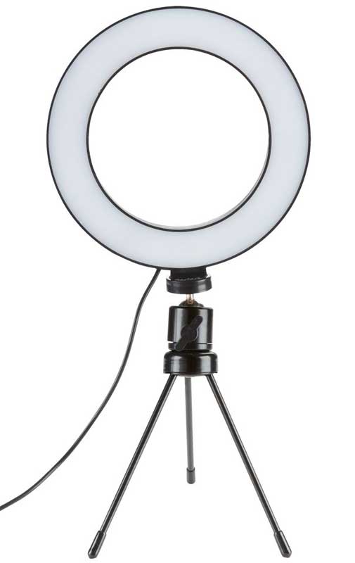 Stona LED Ring lampa 5W USB - dodatni pogled