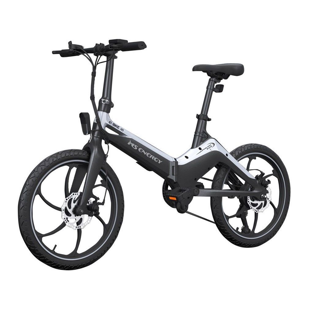 Sklopivi električni bicikl MS Energy eBike i10 Black Grey - dodatni pogled