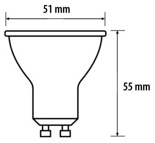 LED sijalica GU10 6.9W 220V Toplo bela Osram - dodatni pogled