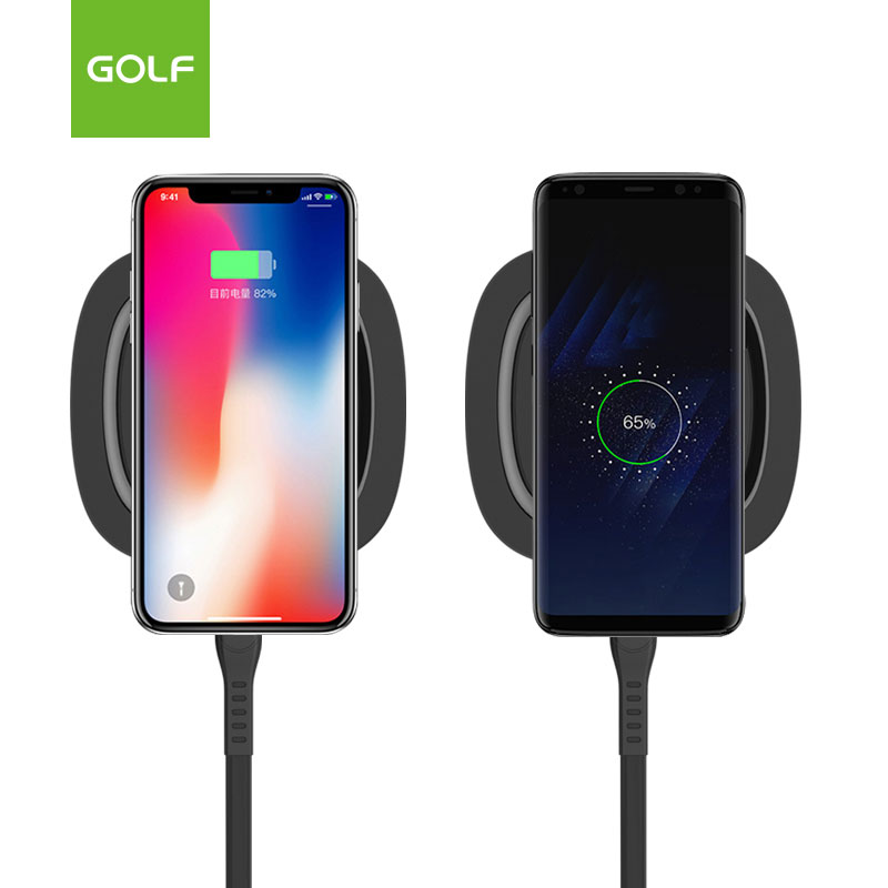 Golf WQ5 PRO brzi bežični punjač 10W u crnoj boji - dodatni pogled