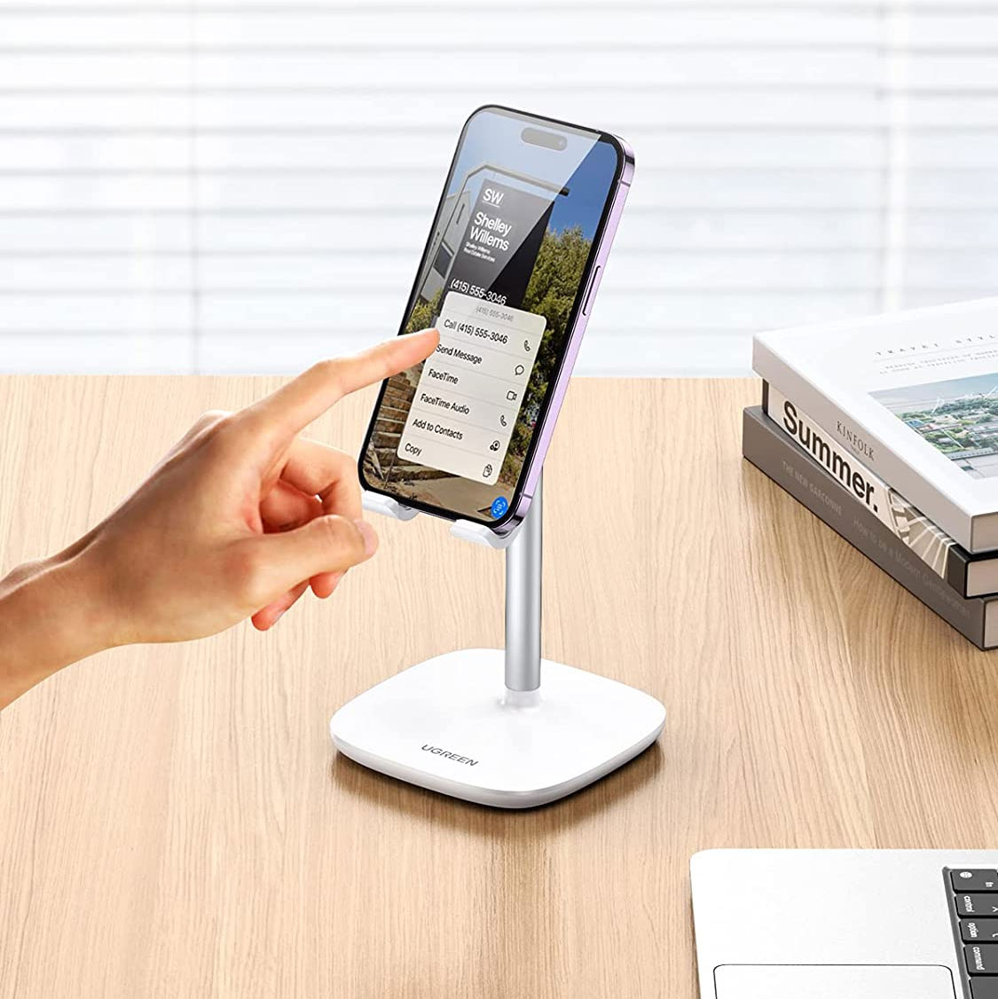 Stoni držač mobilnog uređaja Ugreen LP177 sivi - dodatni pogled